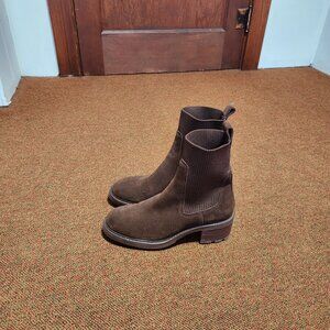 Steve Madden Kiley Chocolate Brown Suede Chealsea Boot